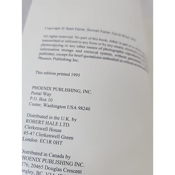 The Pagan Path: The Wiccan Way of Life by Stewart & Janet Farrar 1995 Printing - Picture 9 of 9